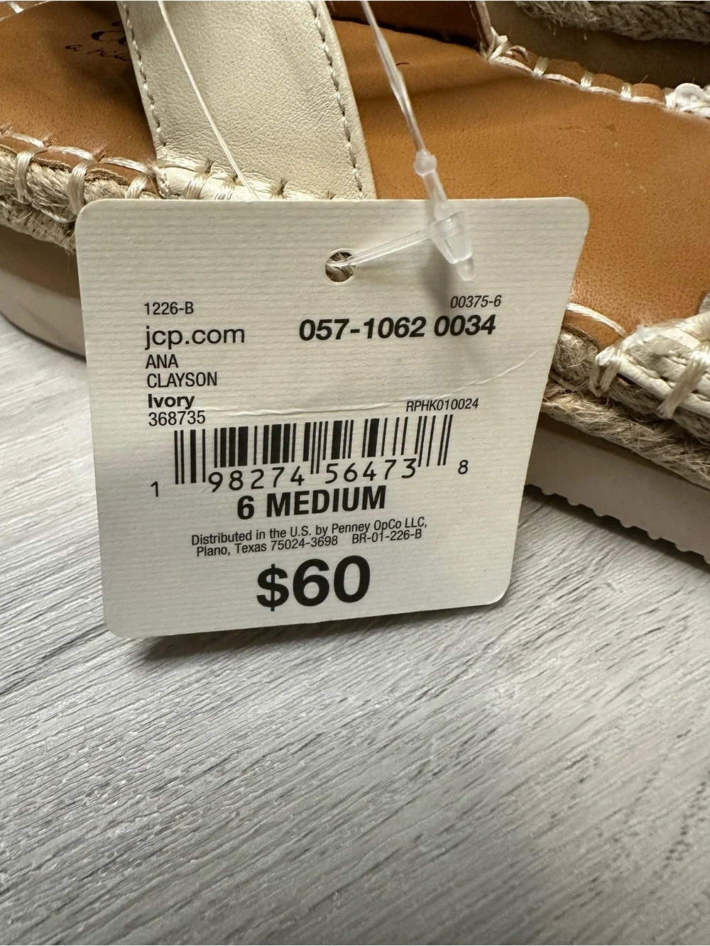 a.n.a Cream Crochet Espadrille Ankle-Strap Sandals